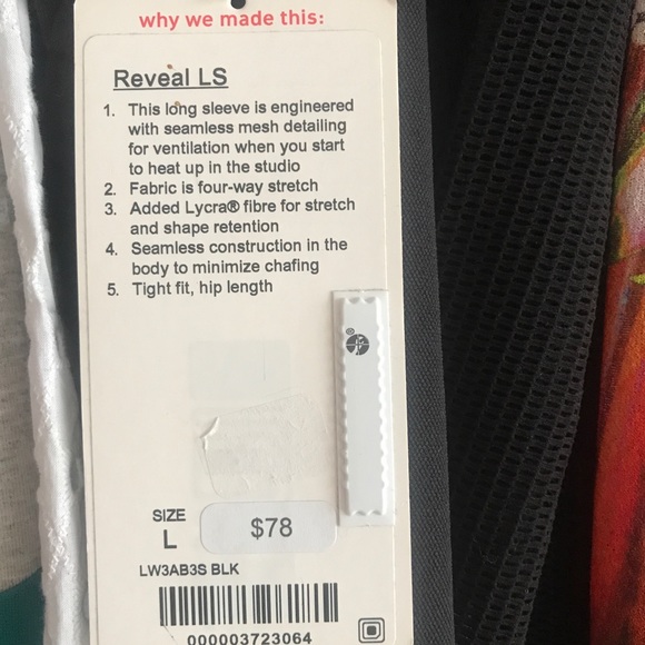 Lululemon Reveal RS Top No longer in stores - Picture 5 of 5